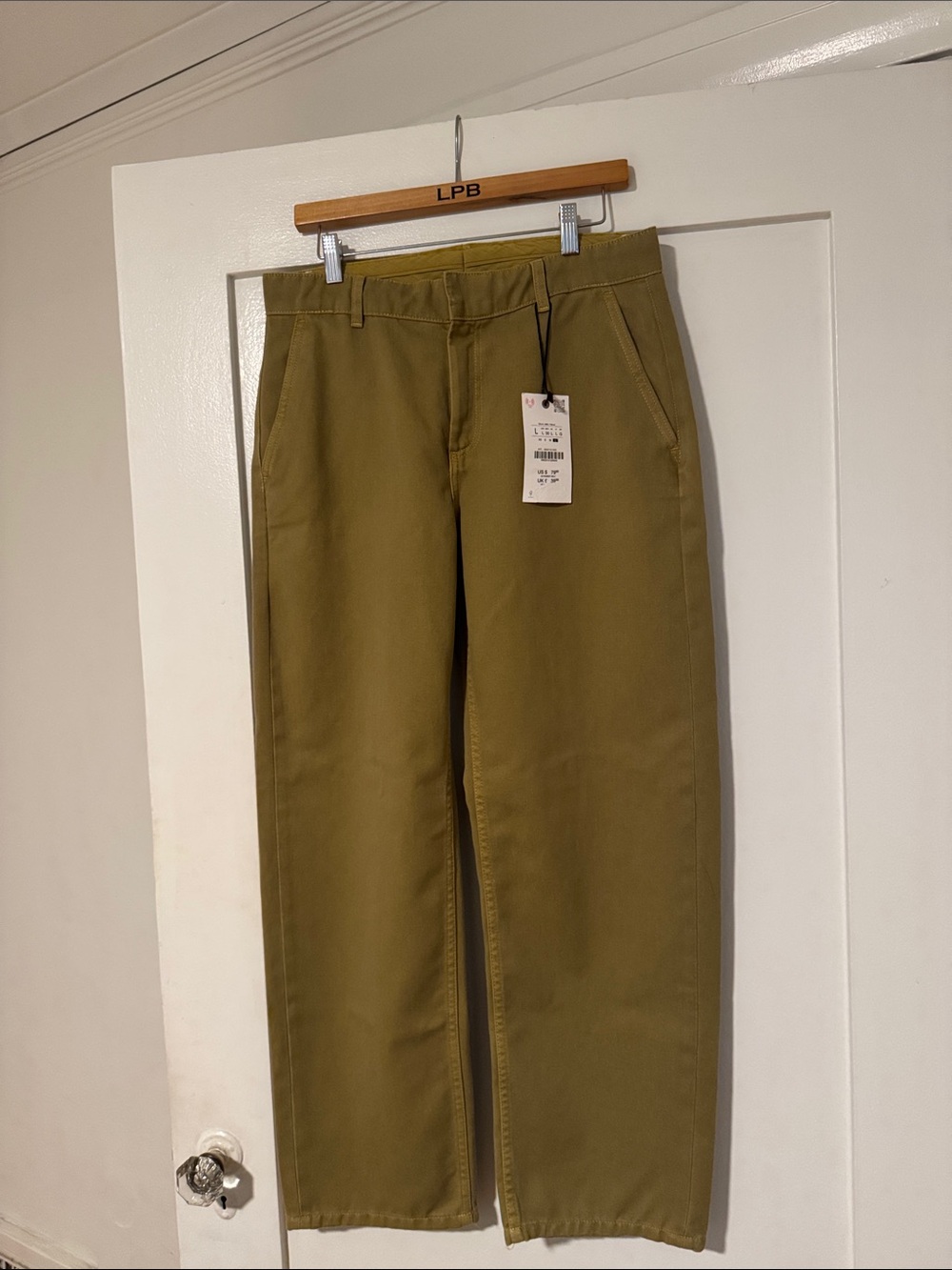 Zara Wide-Leg Pants in Olive